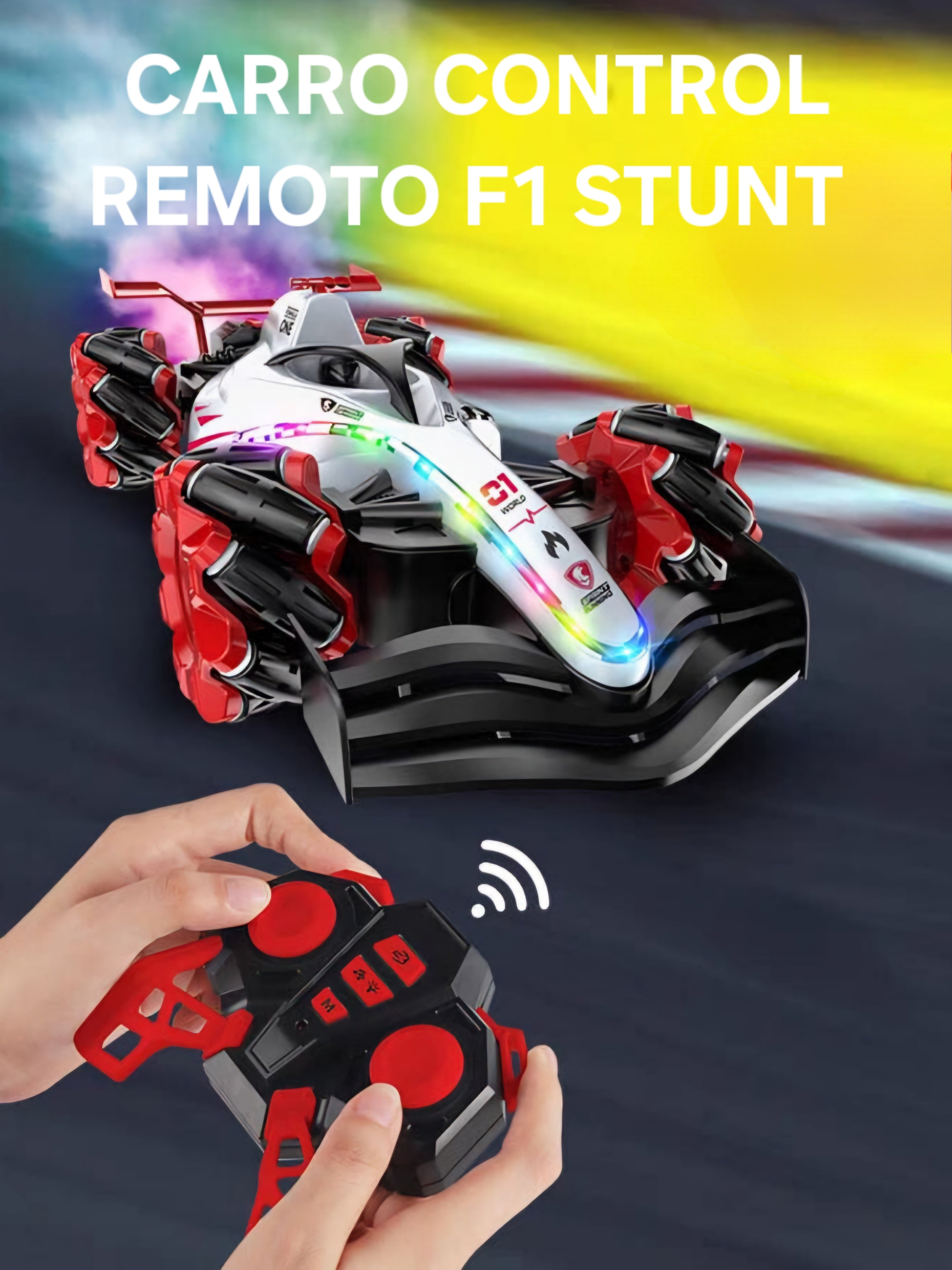 CARRO A CONTROL F1 SPRAY STUNT DRIFT
