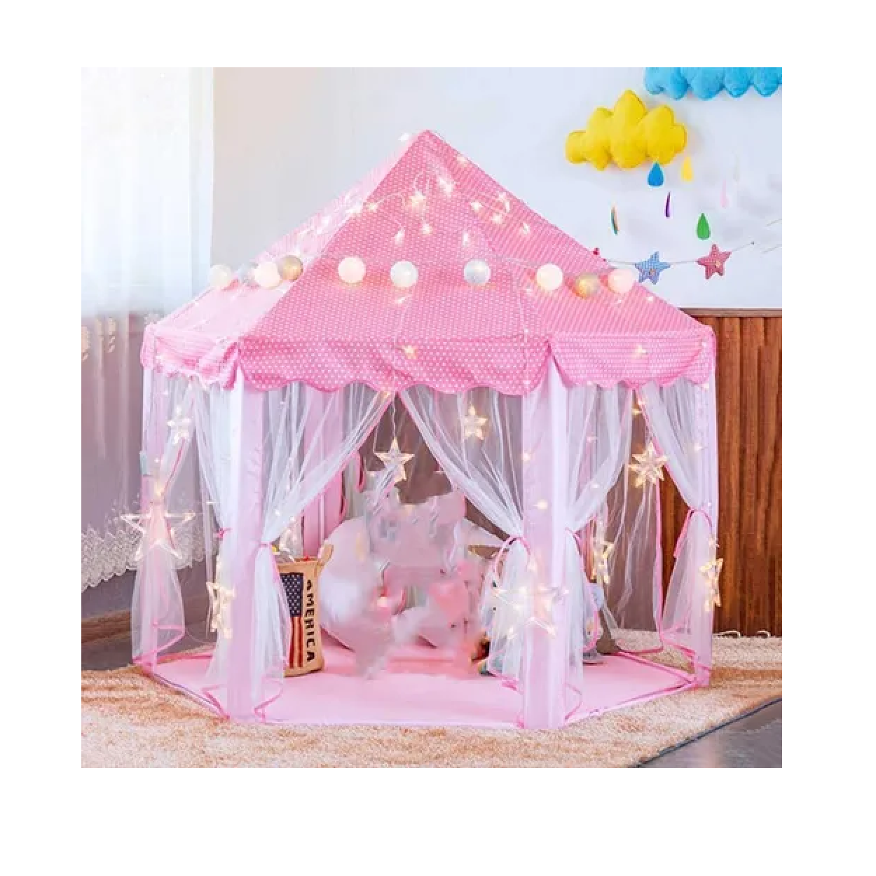 Carpa Castillo Princesa Luces
